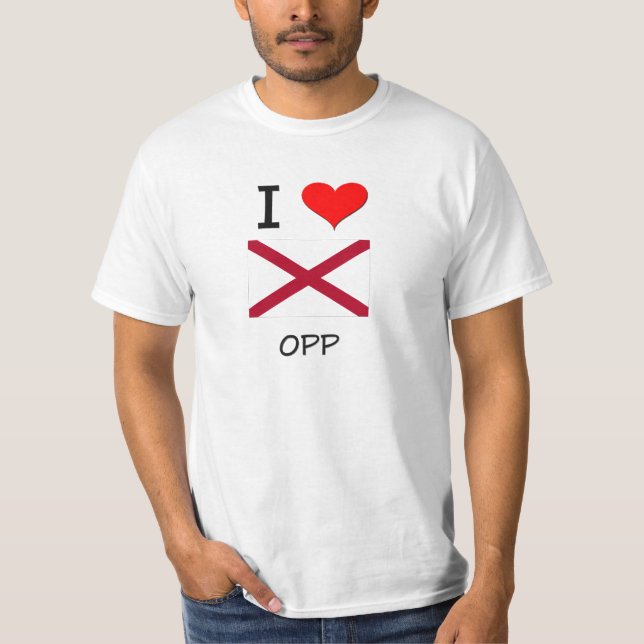 I Love OPP Alabama T-Shirt (Front)