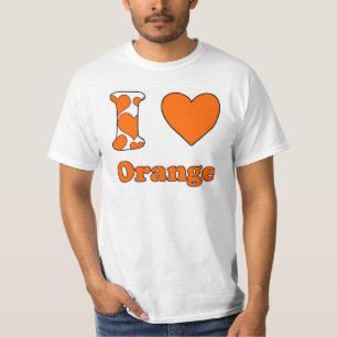 I love Orange T-Shirt