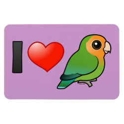 I Love Orange-faced Peach-faced Lovebirds 4