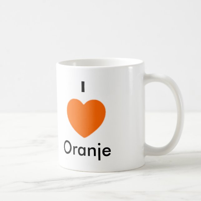 I love Oranje Coffee Mug (Right)