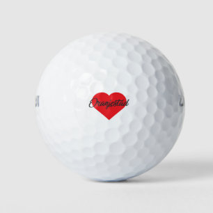 I Love Oranjestad - Aruba Golf Balls