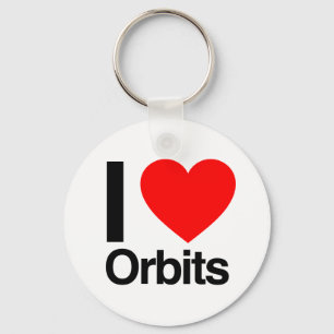 i love orbits keychain