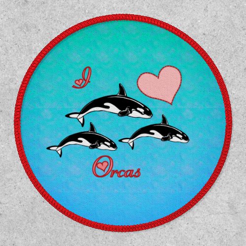 I Love Orcas Patch