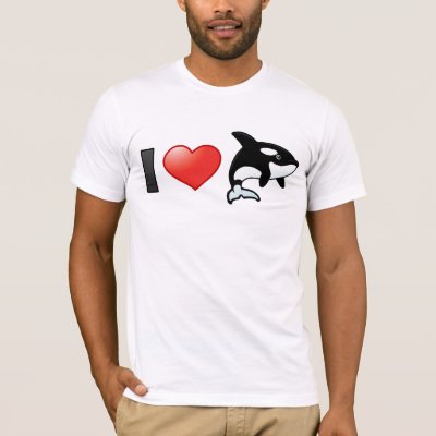 I Love Orcas T-Shirt