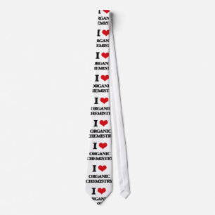 I Love Organic Chemistry Neck Tie