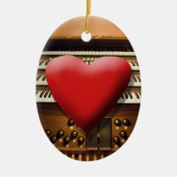 I Love Organs Ornament by organs at Zazzle