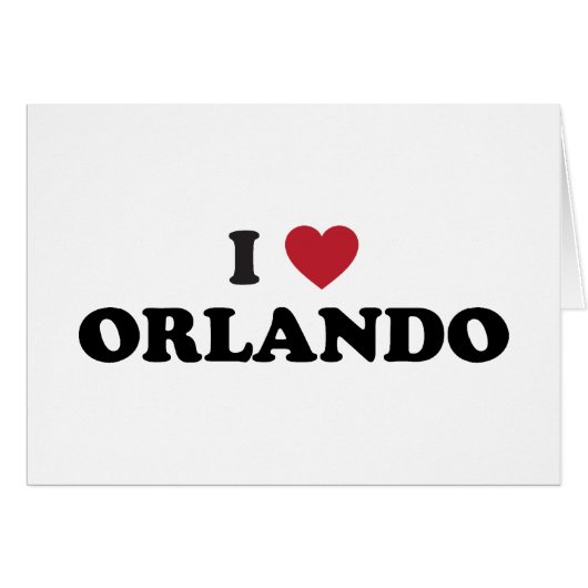 I Love Orlando Florida (Front Horizontal)