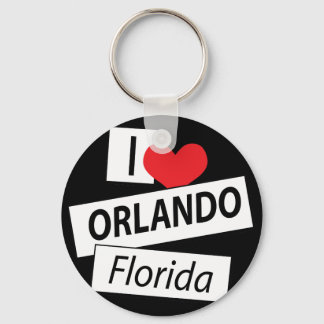 I Love Orlando Florida Keychain