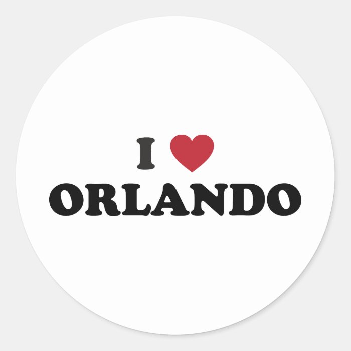 I Love Orlando Florida Sticker