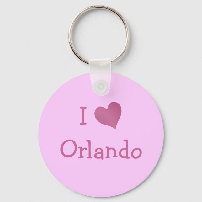 I Love Orlando Keychain (Front)