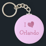 I Love Orlando Keychain<br><div class="desc">"I Love Orlando" heart design on great gift ideas. Cute present for your sweetie.
Zazzle.com.</div>