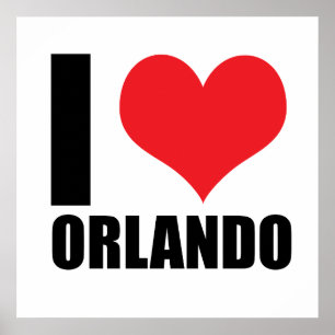 I love Orlando Poster