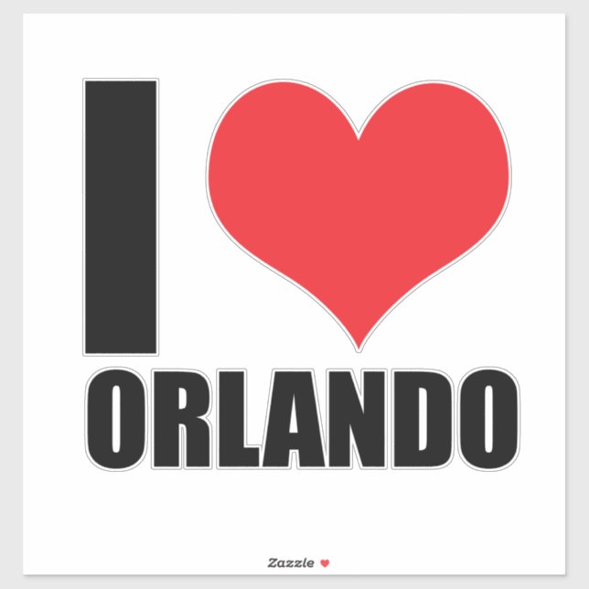 I love Orlando Sticker (Sheet)
