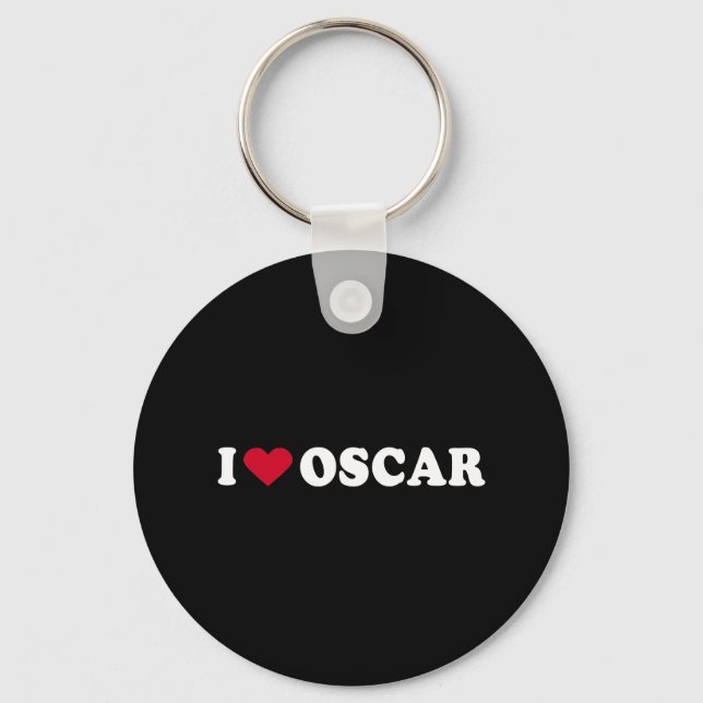 I LOVE OSCAR KEYCHAIN (Front)