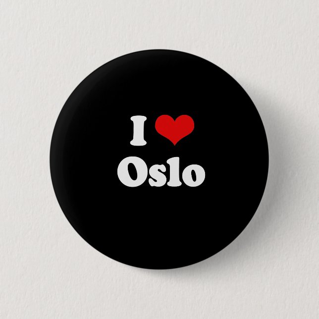 I LOVE OSLO BUTTON (Front)