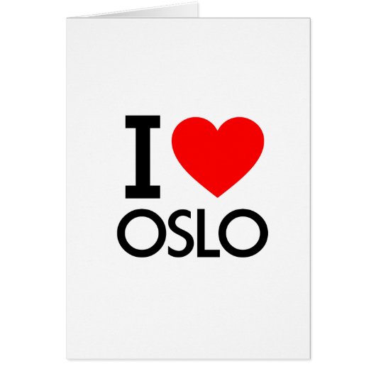 I Love Oslo Cards (Front)