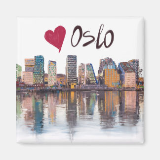 I love Oslo Magnet