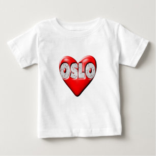 I Love Oslo Norway Baby T-Shirt