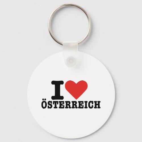 I love sterreich _ Austria Keychain