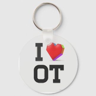 I LOVE OT KEYCHAIN