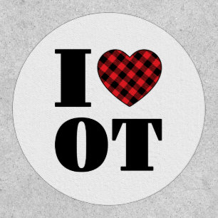 I Love OT Occupational Therapy Patch