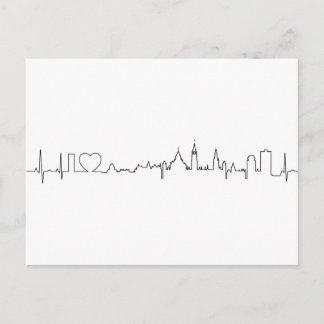 I love Ottawa in an extraordinary ecg style Postcard
