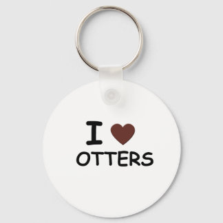 I love OTTERS Keychain