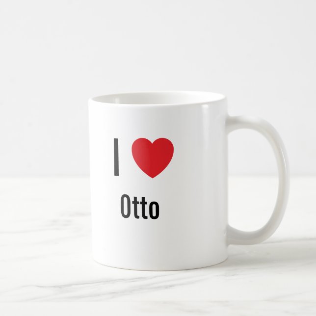 I love Otto Coffee Mug (Right)