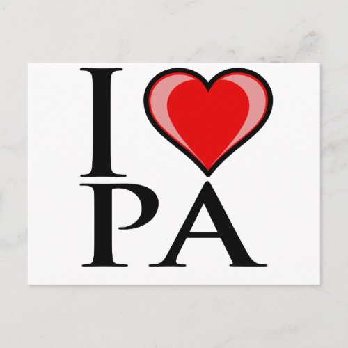 I Love PA _ Pennsylvania Postcard