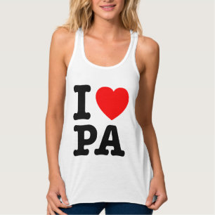 I LOVE PA Pennsylvania Tank Top