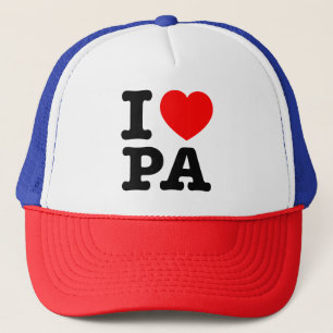 I LOVE PA Pennsylvania Trucker Hat