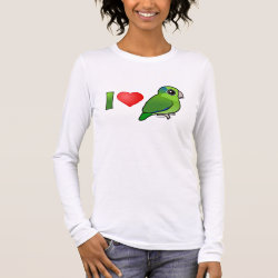 I Love Pacific Parrotlets Women's Basic Long Sleeve T-Shirt