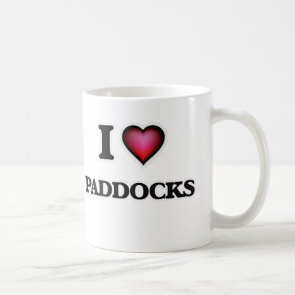 I Love Paddocks Coffee Mug