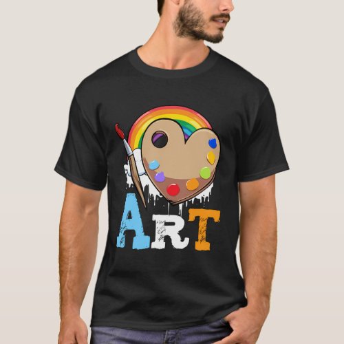 I Love Painter Colorful Painting Crafts T_Shirt