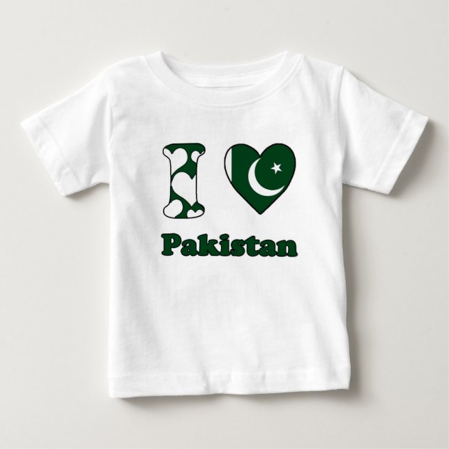 I love Pakistan Baby T-Shirt (Front)