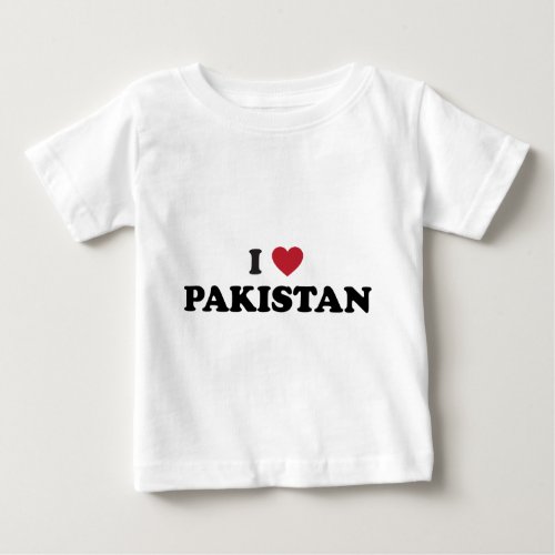 I Love Pakistan Baby T_Shirt