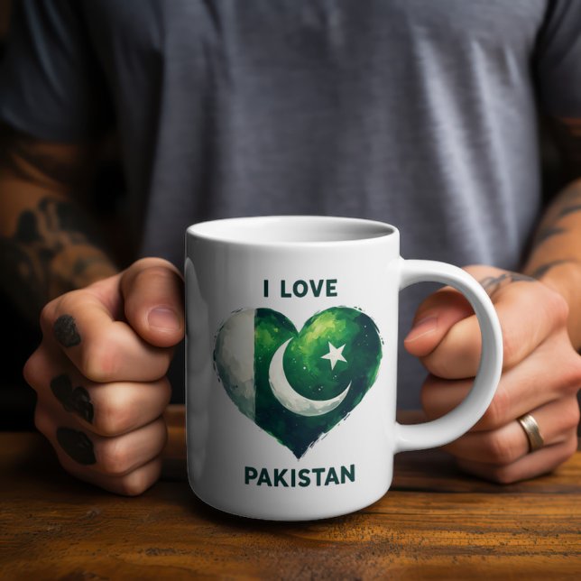 I love Pakistan Coffee Mug (Creator Uploaded)