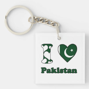 I love Pakistan Keychain