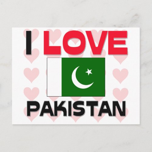 I Love Pakistan Postcard