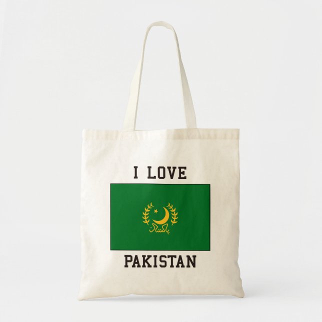 I Love Pakistan Tote Bag (Front)