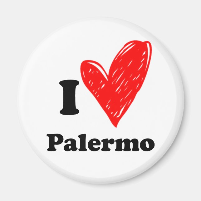 I Love Palermo Magnet (Front)