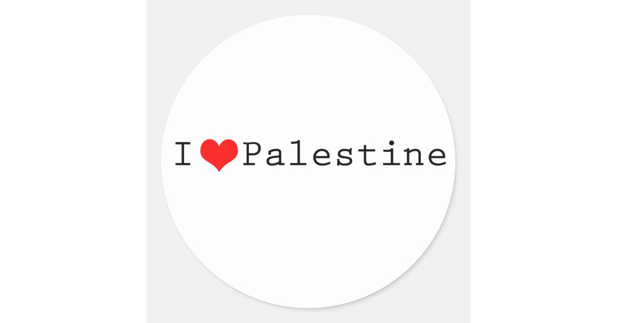 Stickers - Palestine - I Love Palestine