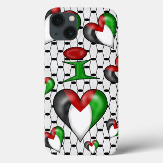 I love Palestine I Heart Palestine iPhone 13 Case