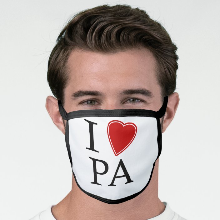 I Love Palo Alto Face Mask