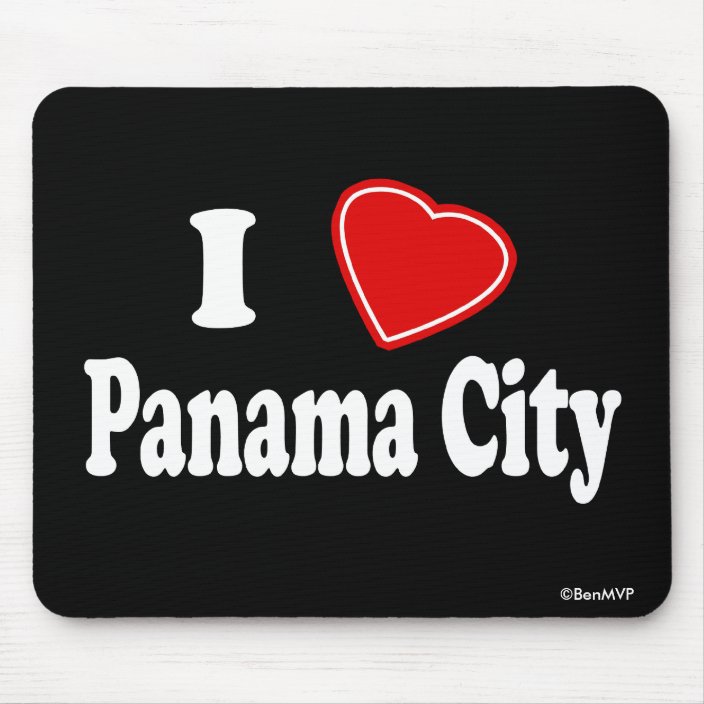 I Love Panama City Mousepad