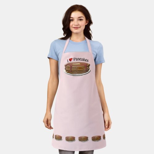 I Love Pancakes Apron