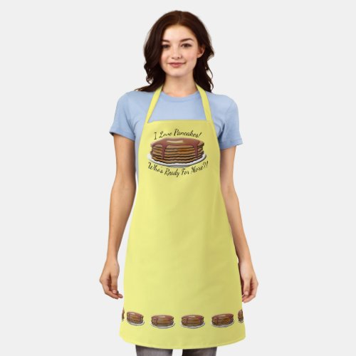 I Love Pancakes Apron