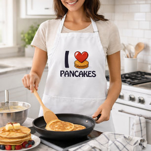 I love Pancakes T-Shirt Adult Apron