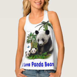 I love panda Bears Tank Top