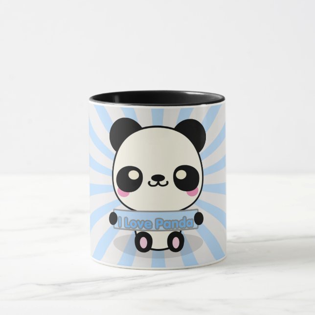 I Love Panda Mug (Center)